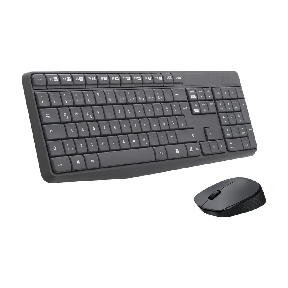 Logitech Keyboard And Mouse Mk235 Wireless   