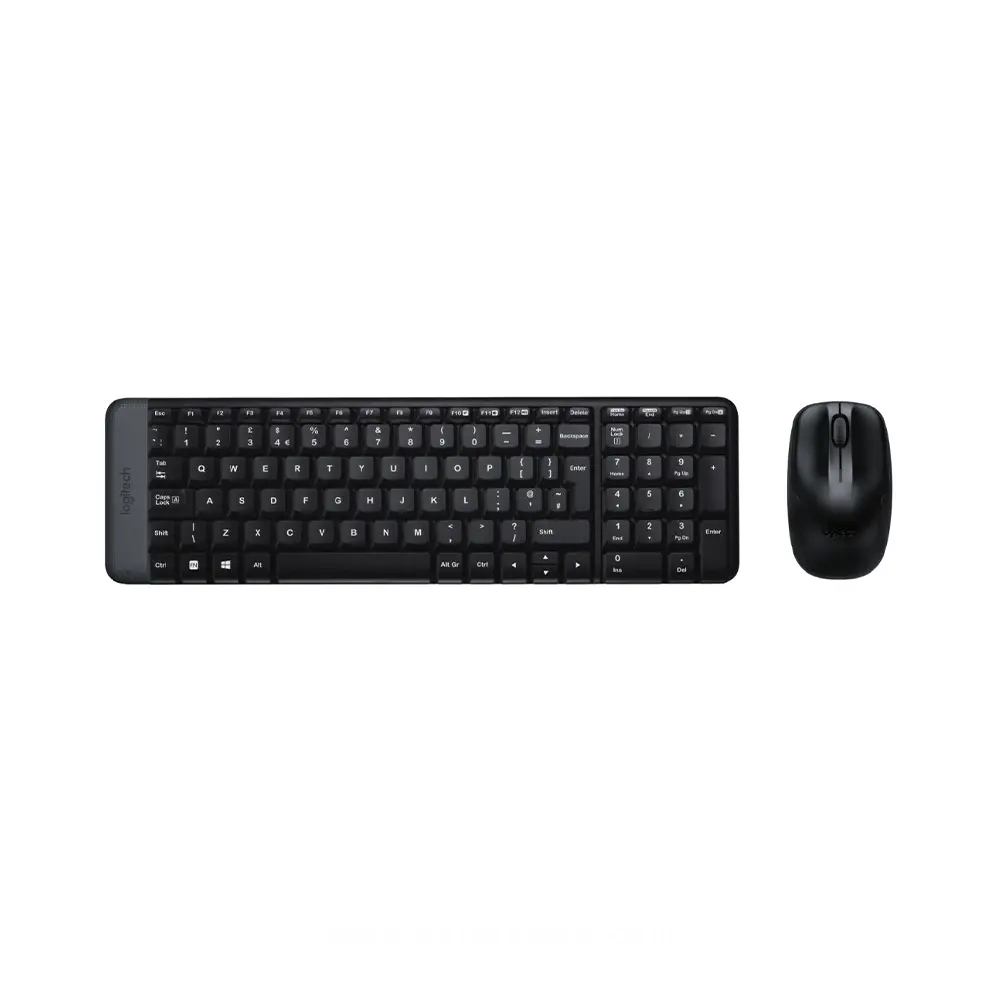 Logitech Keyboard And Mouse Mk220 Wireless 