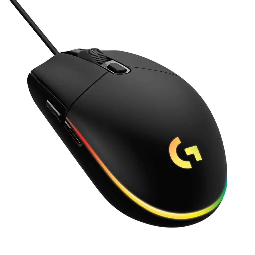 Logitech G203 Wired Mouse (Black)