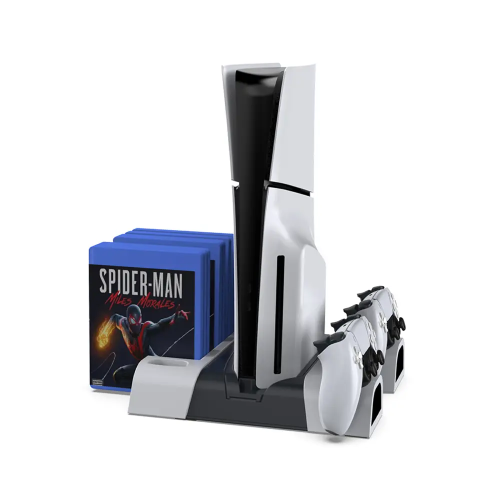 DOBE Vertical Cooling Stand with Controller Charging Dock For PS5 / PS5 Slim TP5-3536D