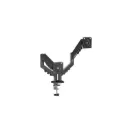 GAMEON GO-5550 Dual Gas Spring Monitor Arm – Adjustable Double Mount for Gaming & Office Use 