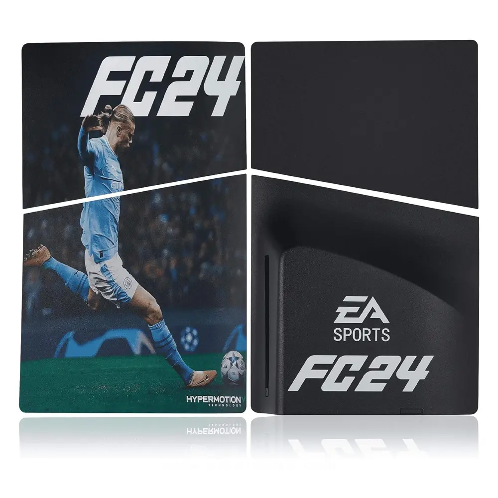 Faceplate Cover Skin Replacement for PS 5 Slim FC24 EDITION COPY