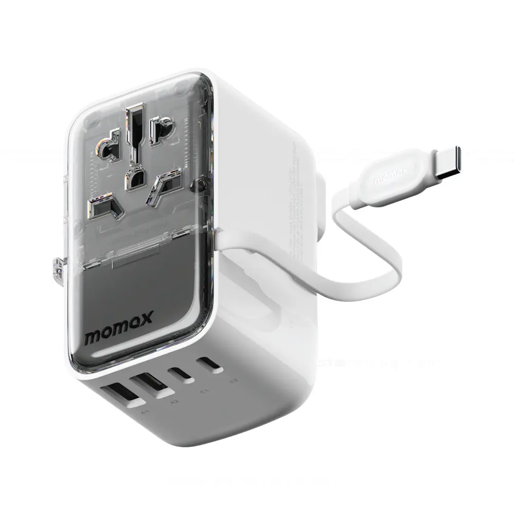 MOMAX 1-WORLD FLOW 35W 4 PORT WITH BUILT-IN