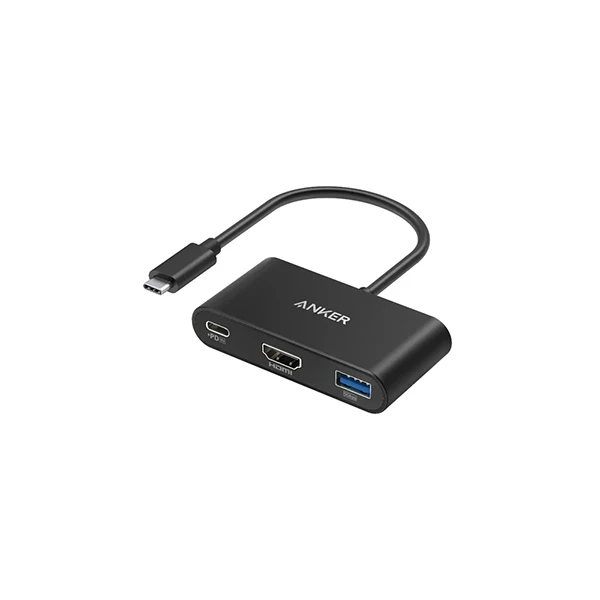 توصالة أنكر باور إكسباند متعدد الوظائف 3 في 1 بمنفذ USB-C PD