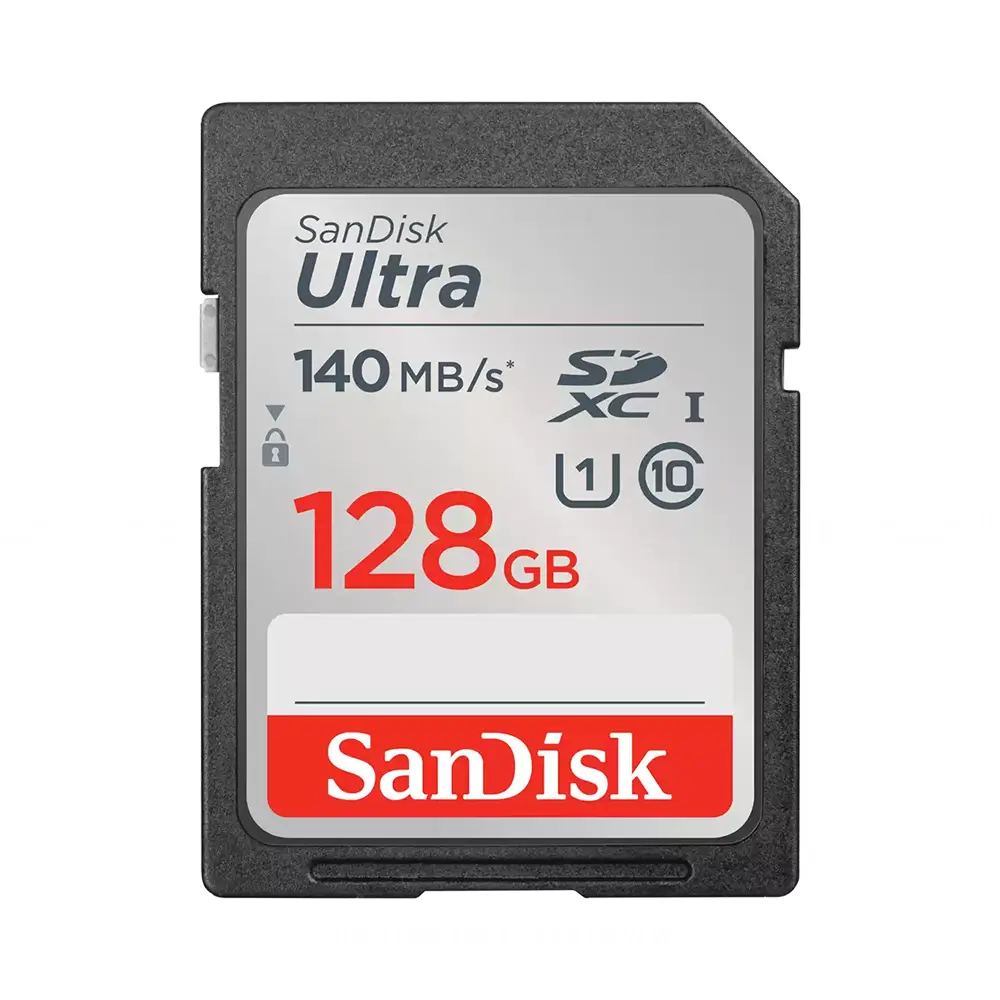 رام كاميرا ساندسك الترا بسرعة 140MB/s (128GB)