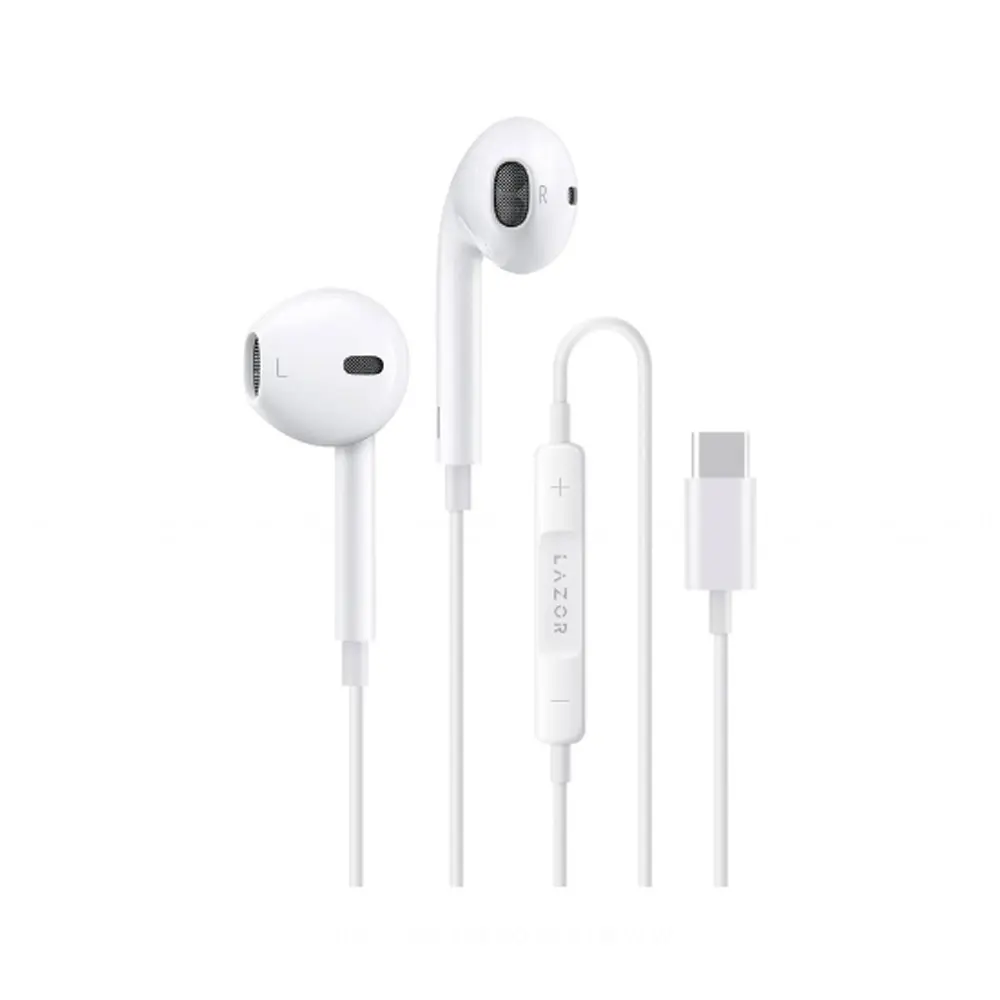 سماعات باورولوجي سلكية بمنفذ USB-C - طول 1.2 متر - الموديل PSTREP