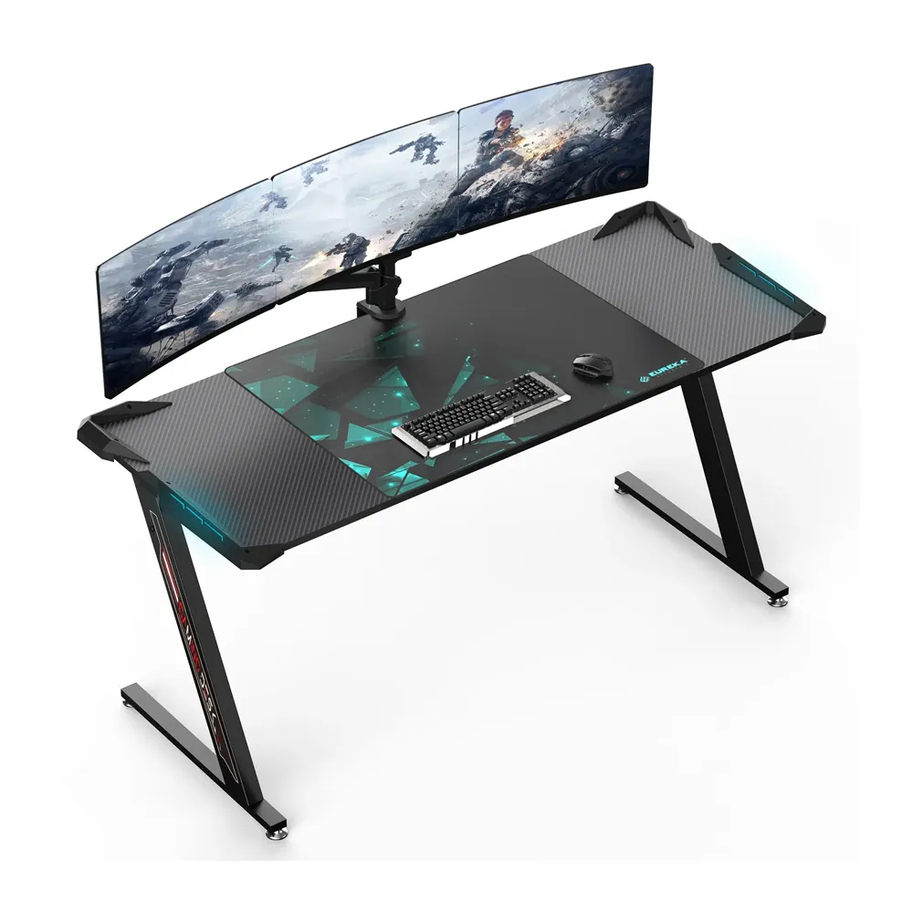 [ERK-TN-Z60-BK] طاولة ألعاب يوريكا Z60 مع ماوس باد كامل – الموديل ERK-GIP-P60B
