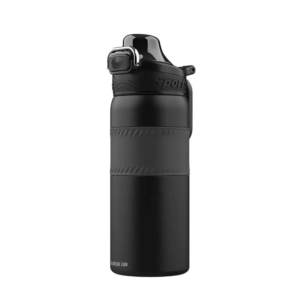 Green Lion Athlete Thermal Bottle  (Black)
