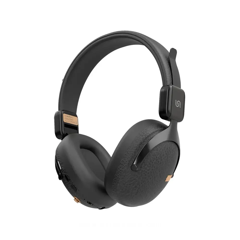 Porodo Soundtec Onyx Sonic Wireless Headphone  (Black)