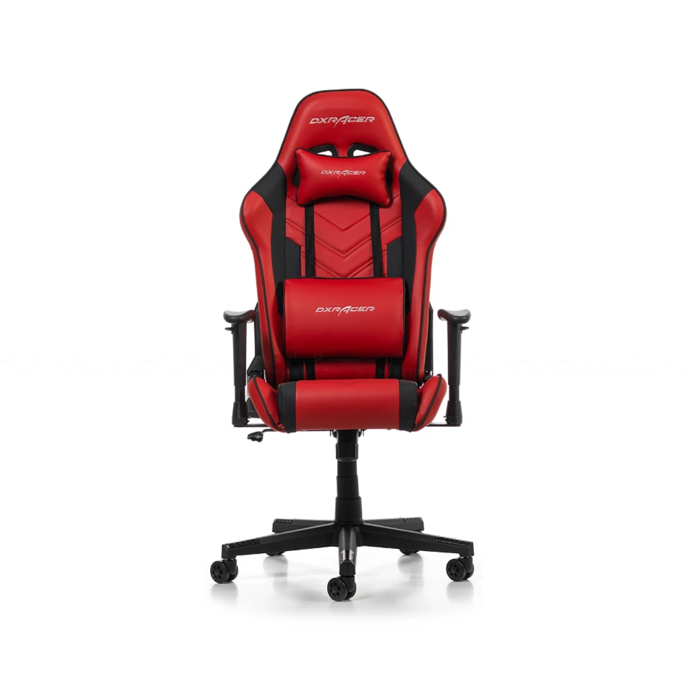 DXRacer PRINCE Series Gaming Chair - P132-RN - Red and Black