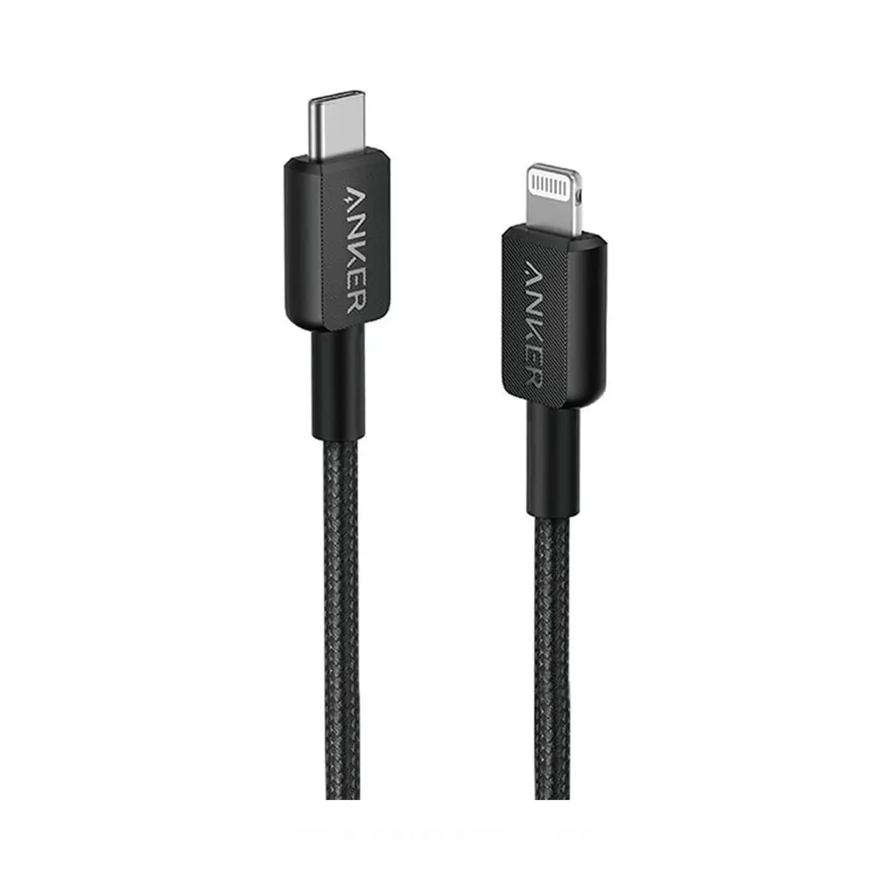 كيبل أنكر 322 مضفر بطول 0.9 متر من USB-C إلى لايتنينغ