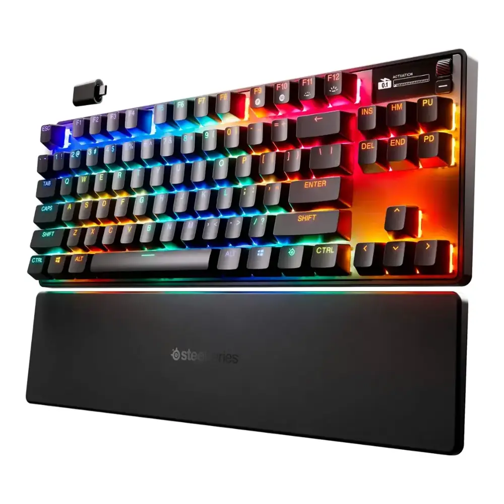 【美品】APEX Pro TKL English_ryoma SteelSeries APEX Pro TKL Wireless Gaming Keyboard Gen3 - Black