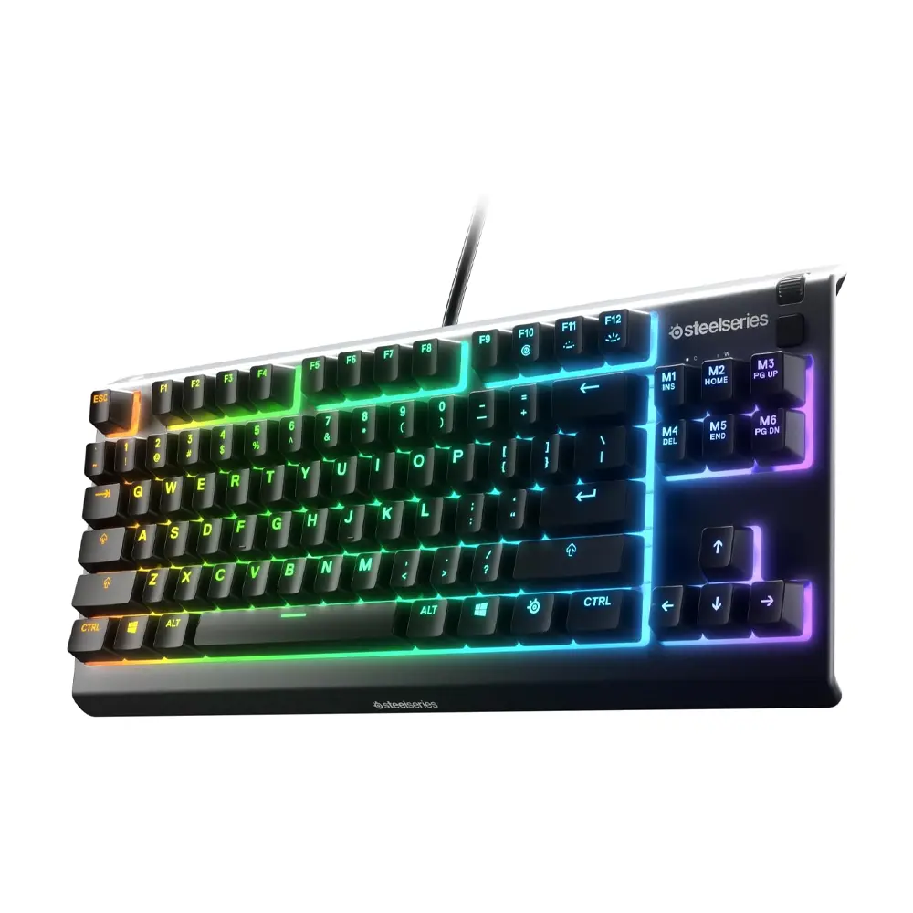 [5707119044790] SteelSeries APEX 3 TKL Wired Gaming Keyboard - Black
