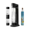 Ultima Cosa Home Fizzy Drink Bubbly Water Machine 1LBPA-free Reusable Bottle - Make Homemade Sparkle Water