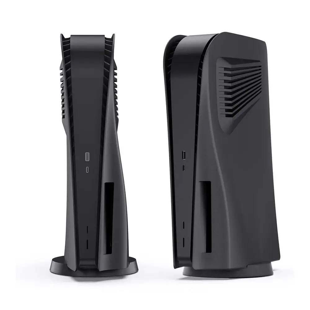 Faceplate Cover Skin Replacement for PS 5 UHD - Black Colour