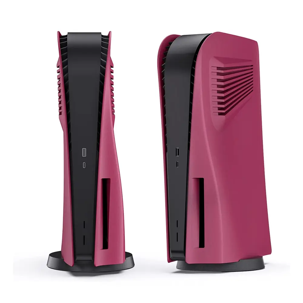 Faceplate Cover Skin Replacement for PS 5 UHD - Red Colour