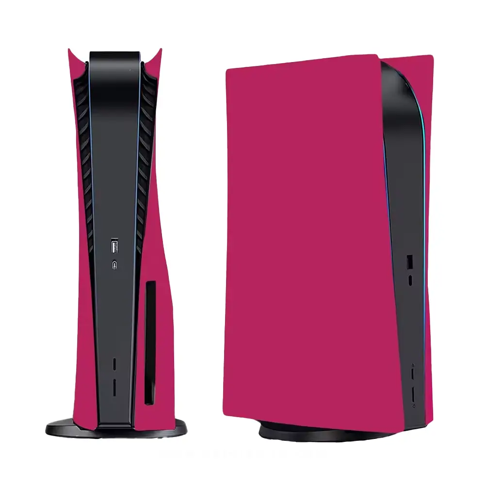 Faceplate Cover Skin Replacement for PS 5 - Rose Red Colour