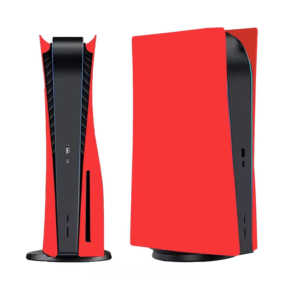 Faceplate Cover Skin Replacement for PS 5 - Red Colour