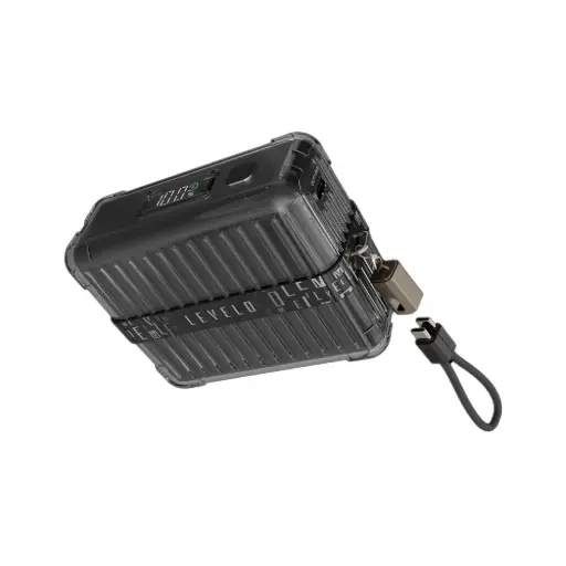 [LVL-AERION-10K-BK] Levelo Aerion Portable 10000mAh Power Bank  (Black)