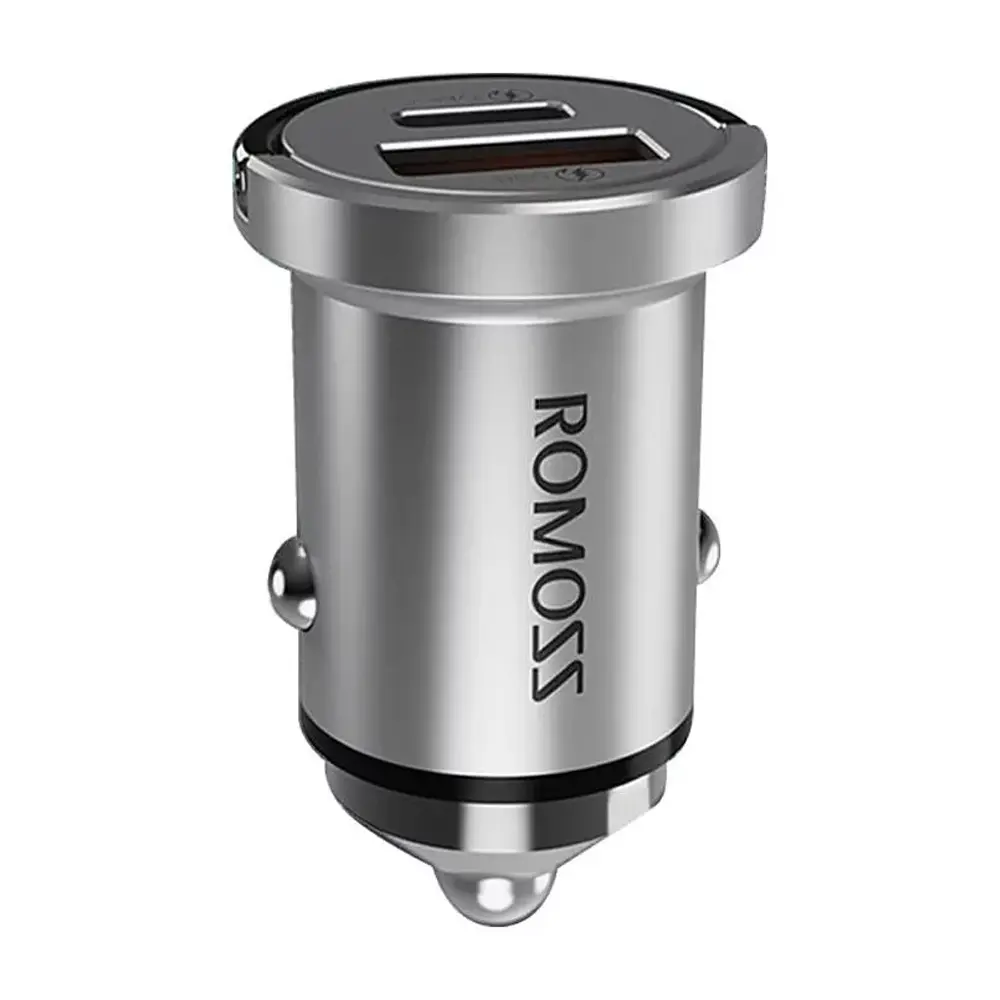 Car charger Romoss AU45T Car Charger, USB + USB-C, PD + QC 45W