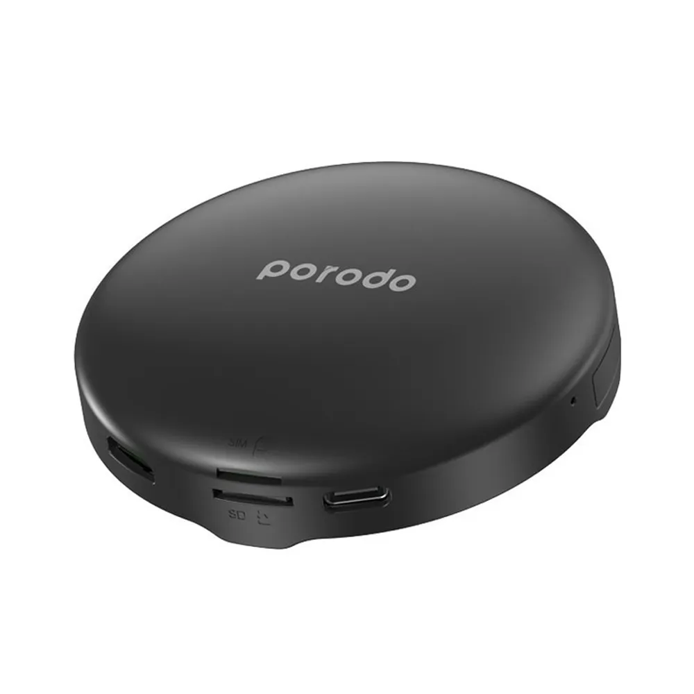Porodo Android 13 Carplay Box 4+64GB-128GB - Black 