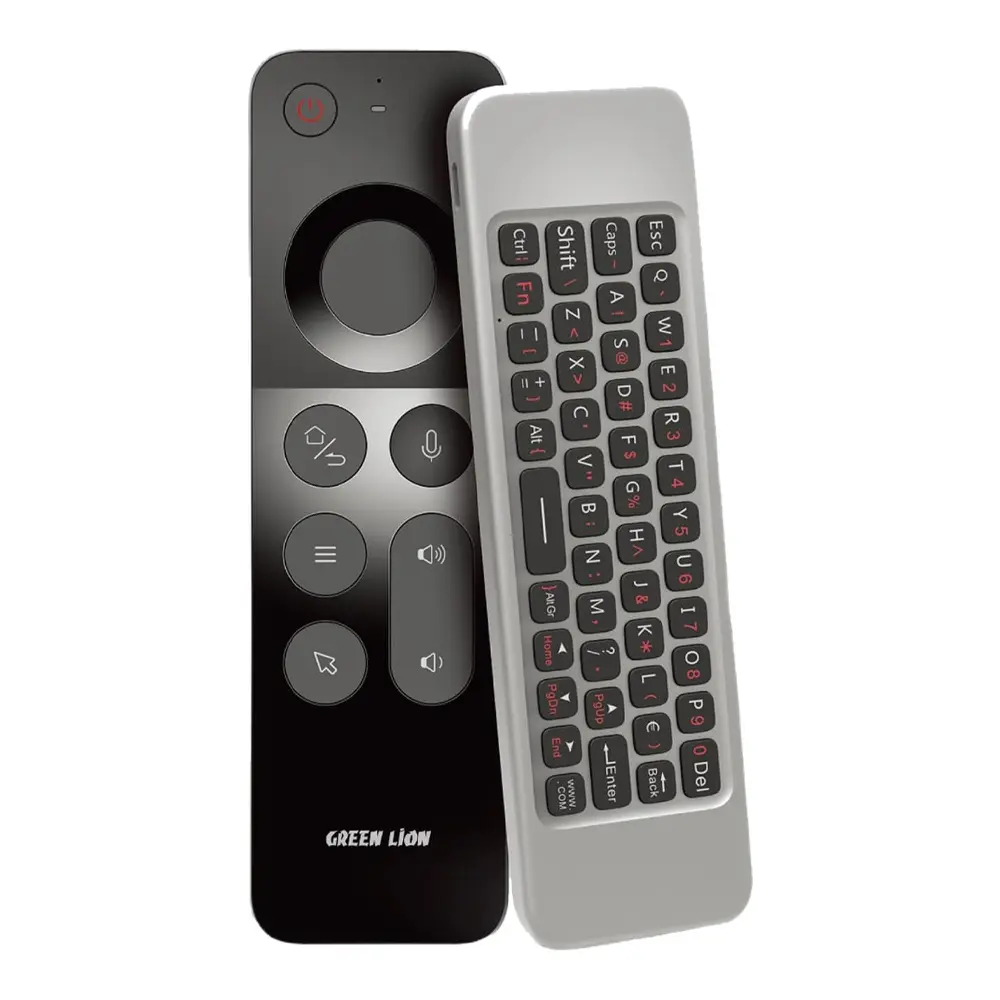 [GN4INWRMTBK] Green Lion 4 in 1 Wireless Remote With Keyboard 