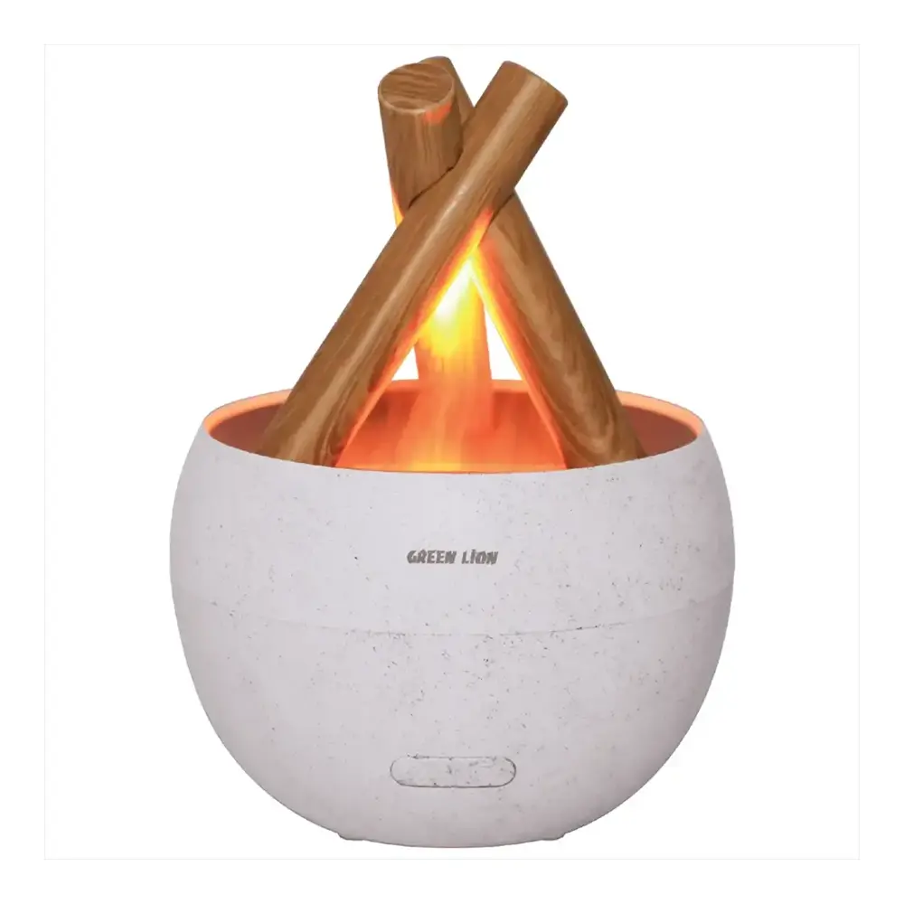 [GNFLMSTDFWH] Green Lion Flame Mist Air Diffuser 150ml  (White)