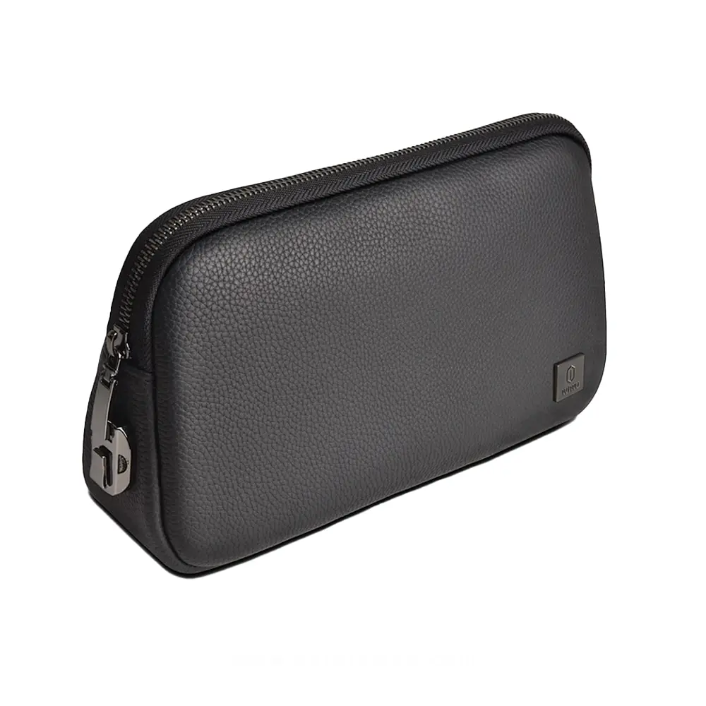 WiWU Alpha Fingerprint Lock Clutch Bag (Black)