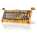 GravaStar Mercury K1 Pro Wireless Gaming Keyboard - Battle-Worn Yellow