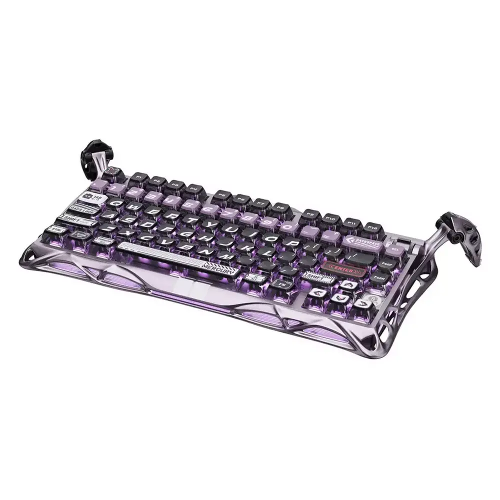 [GS V75 Pro_PL] GravaStar Mercury V75 Pro Wireless Gaming Keyboard - Iron Purple