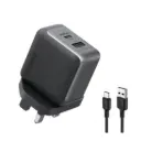 Oraimo Charger 33W Gan with A To C cable (60W) black 