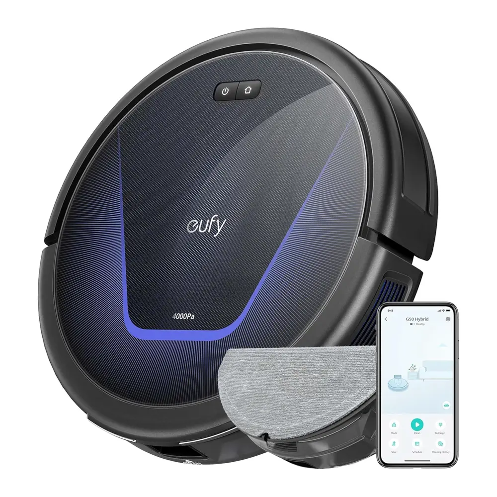 [T2212V11] EUFY G50 Hybrid Robot Vacuum Cleaner - Black 