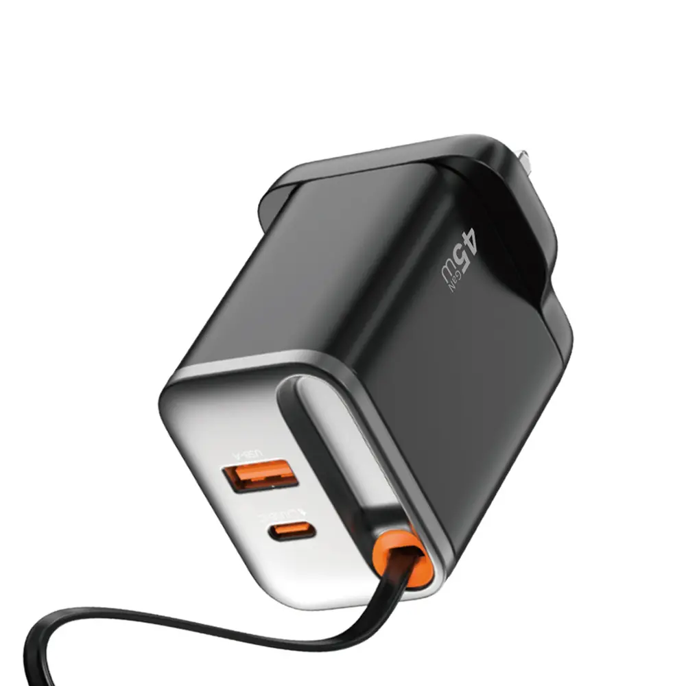 Wiwu 45W Helix Gan Fast Charger Wi-G021 UK 