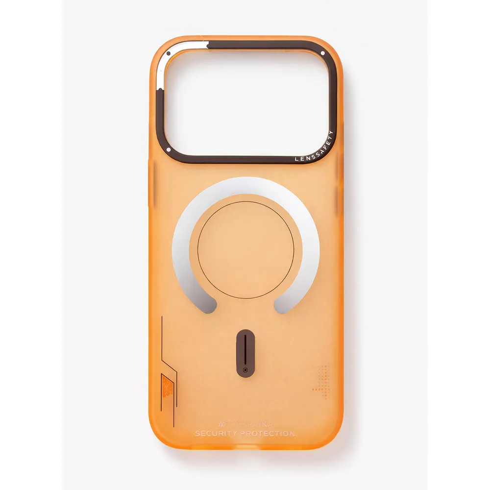 MagSafe Protective Case for iPhone 17 Pro Max – Matte Orange - BIG05