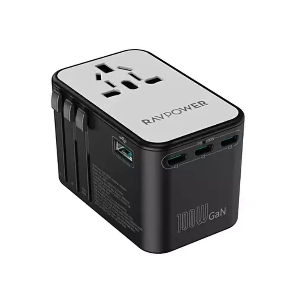 [6974740779547] RAVPower RP-PC1077 100W 5-in-1 Universal Adapter