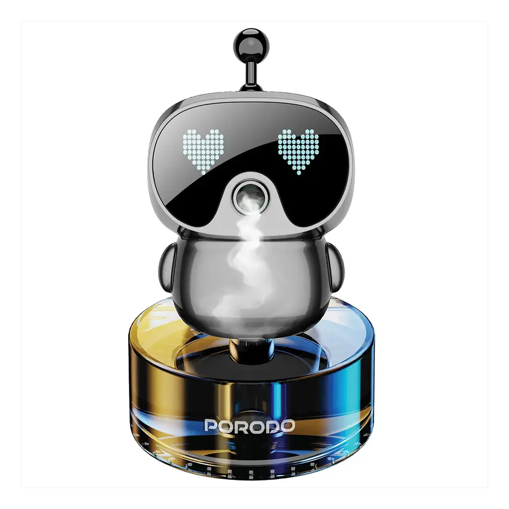 [PDLSLN2219GY] Porodo Lifestyle Robovibe Smart Car Aroma Diffuser  (Grey)