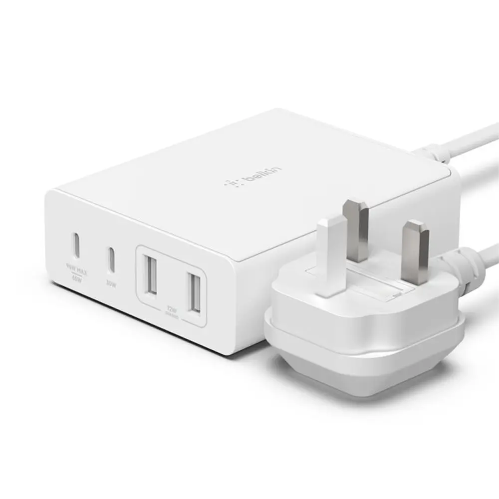 [WCH010myWH] Belkin BoostCharge Pro 108W 4-Port GaN Charger 