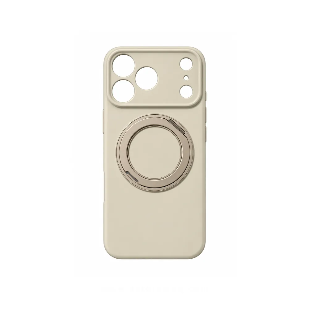 CASE MAXWELL Silicon IP17PM Liquid Magnet 360 Holder (BEIGE)