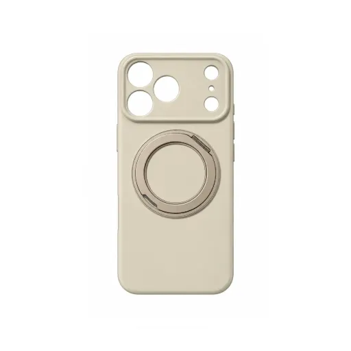 CASE MAXWELL Silicon IP17PM Liquid Magnet 360 Holder (BEIGE)