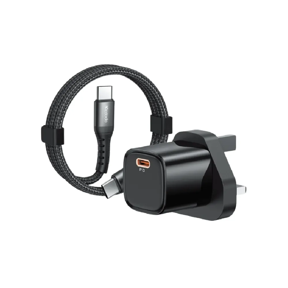 [CH-0583-Black] Mcdodo Nano 30W Mini GaN Charger Kit (Black)