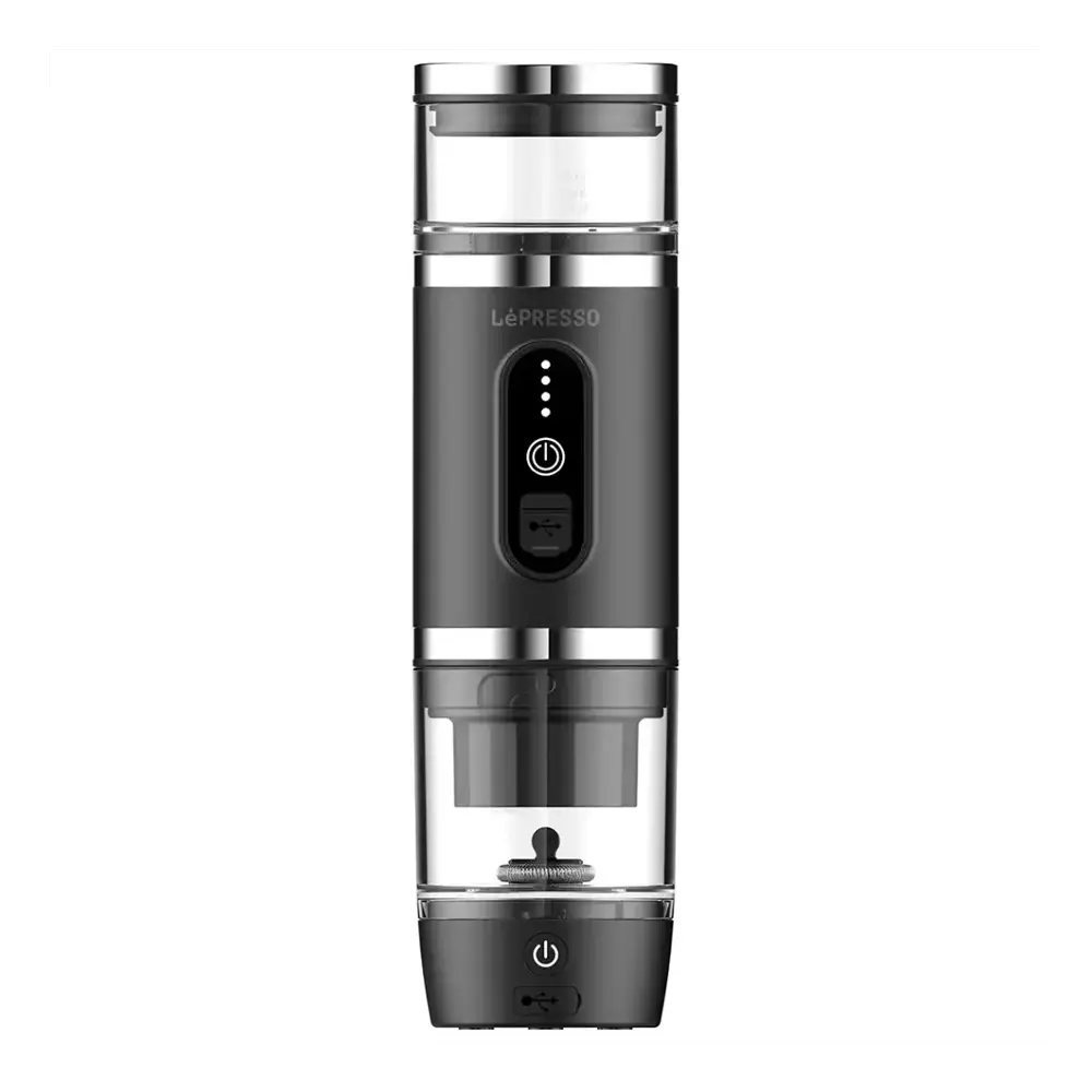 [LPCFFM4IN1BK] LePresso Portabrew 4 in 1 Protable Coffee Machine With Milk Frother (Black)