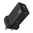Powerology GaNex 100W Multi-Port Adapter - Black