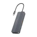 Powerology 12-in-1 USB-C Multi-Port HUB - Gray