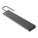 Powerology Nexis 13-in-1 Multi-Display USB-C Hub & Laptop Stand - Black 