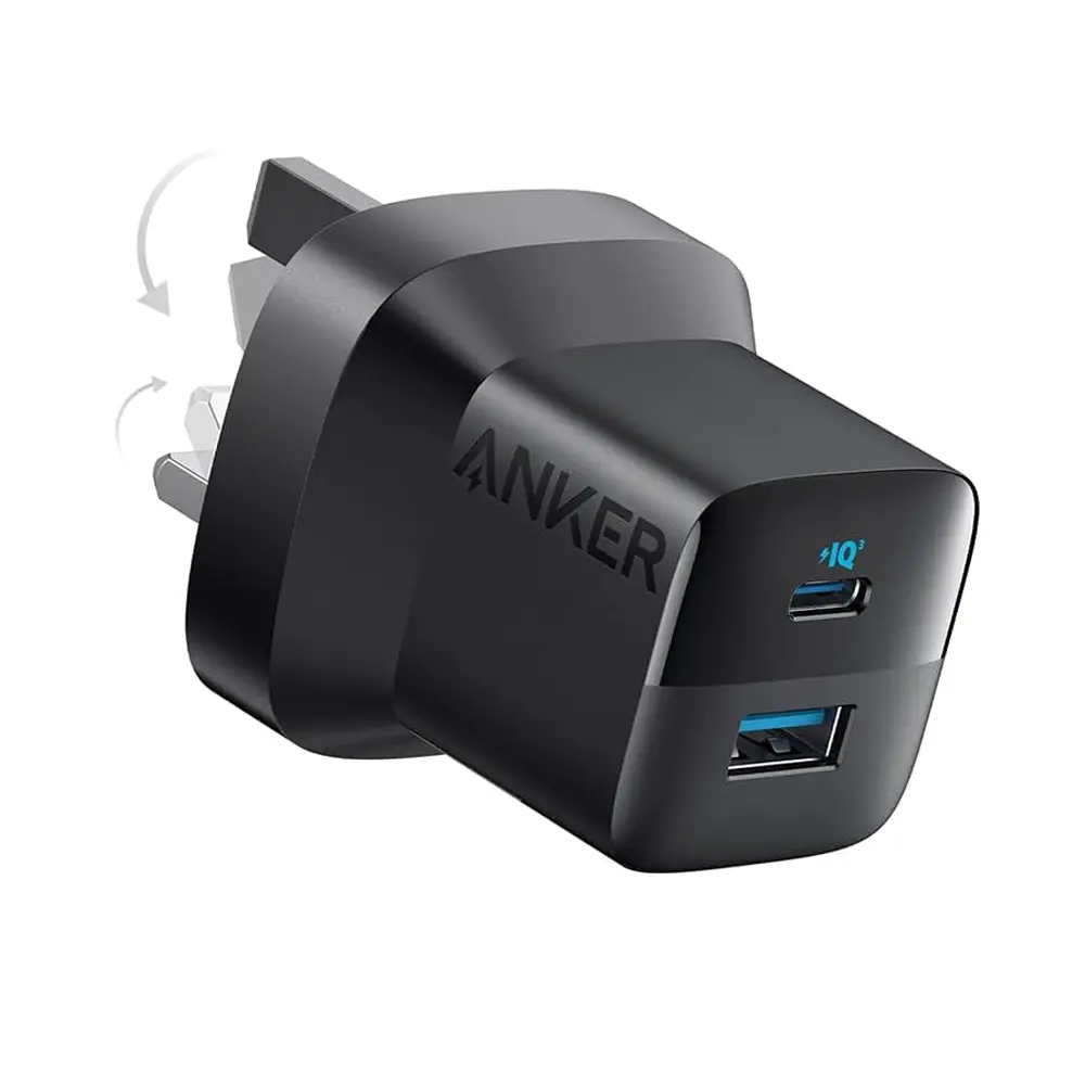 Anker 323 Charger (33W) 20W USB-C 12W USB-A (Black)