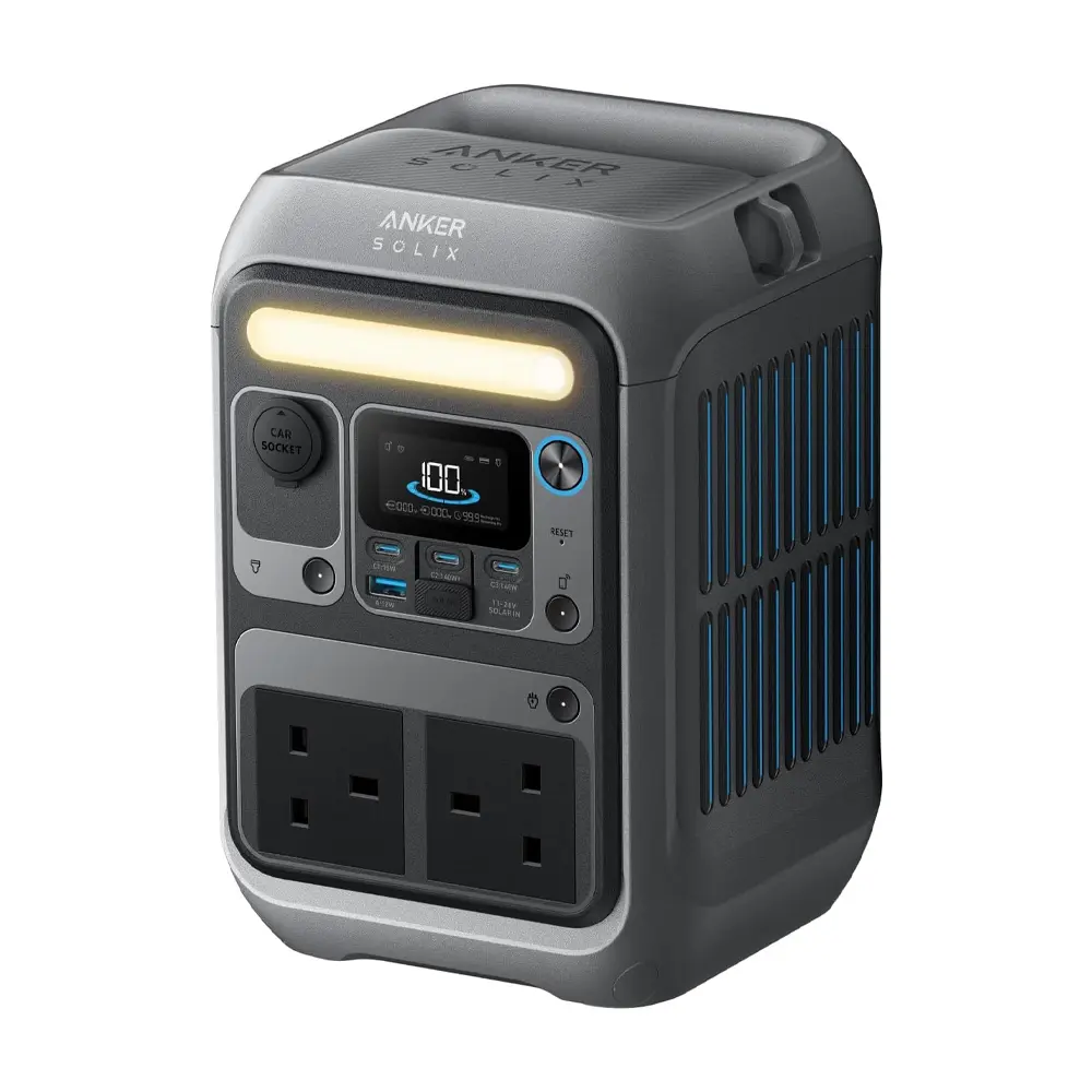 [A17222Z1] Anker SOLIX C300 Portable Power Station, Outdoor 288Wh LiFePO4 Battery, 300W (600W Surge) 