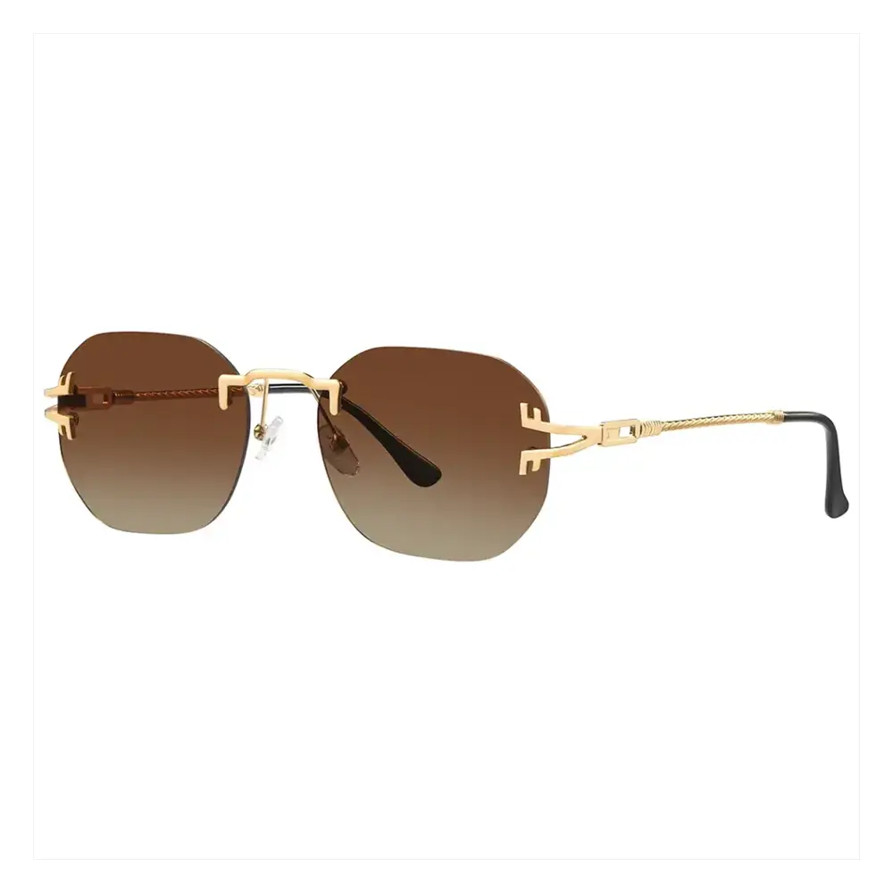 [GNSELSGLSGD] Green Lion Selvante Sunglasses - Gold 