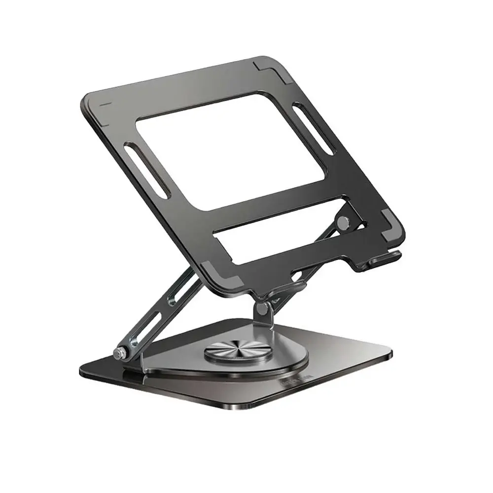 Green Lion 360 Rotatable Laptop Stand - Black 