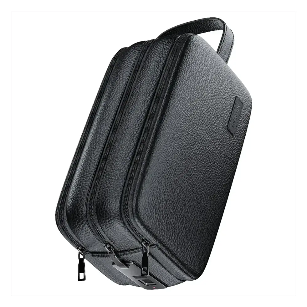 [GNLYSPCHBK] Green Lion Lyon Plus Fingerprint Bag- Black 