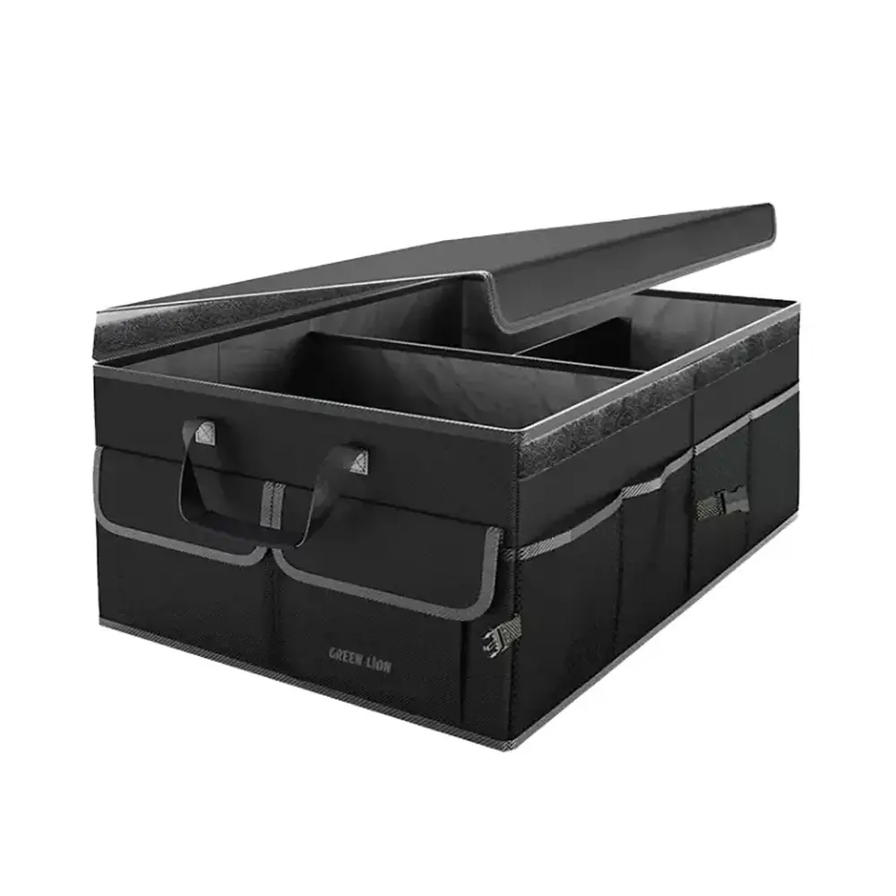 [GNCRTORG57BK] Green Lion Car Trunk Organizer 57L - Black